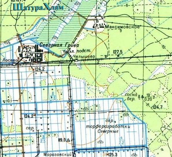 Карта шатурского района
